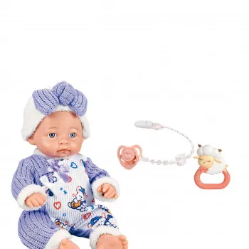 Cute&Cool lutka beba u lila odelcetu, 30cm 