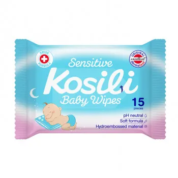 Kosili baby vlažne maramice plave 15/1 