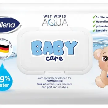 Hellena baby care vlažne maramice aqua 56kom 
