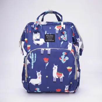 Puerri torba za mame plava sa lamama 