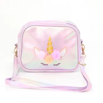 Cute&Cool torbica jednorog, metalik ljubičasta 