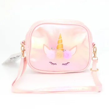 Cute&Cool torbica jednorog, metalik roze 