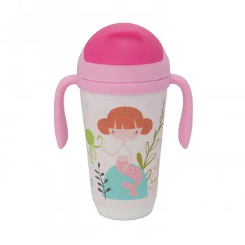 Baby Chef flašica sa slamčicom sirena 350ml 