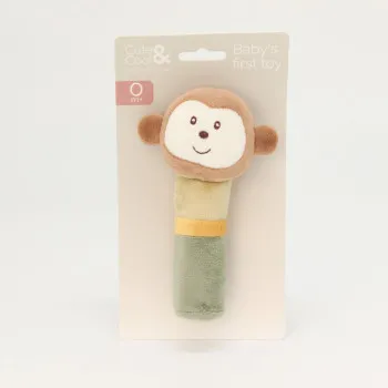 Cute&Cool plišana zvečka štapić majmun 