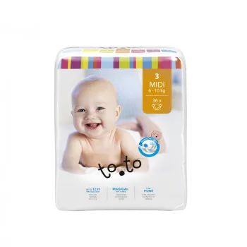 Tosama to.to pelene 3 midi 6-10kg, 36kom 