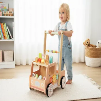 Cute&Cool drvena igračka guralica sa sladoledima 