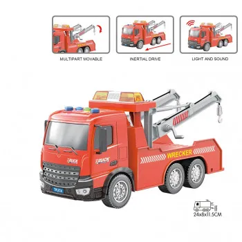 Magzy Wheels vatrogasni kamion sa dizalicom 1:18 