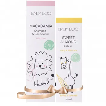 Baby Boo paket Macadamia šampon + Almound body oil 
