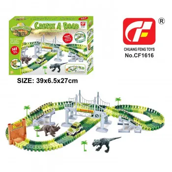 HK Mini uradi sam dino staza sa autom, 144kom 