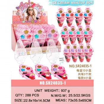 HK Mini šminka za decu sladoled, dsp 12 kom 