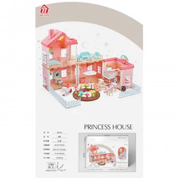 HK Mini kućica za princeze 195 delova 