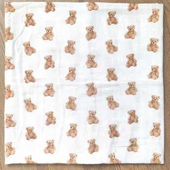 Lillo&Pippo muslin pelena 75x75cm, Meda 