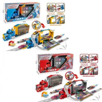 Kamion s autićima parking katapult 