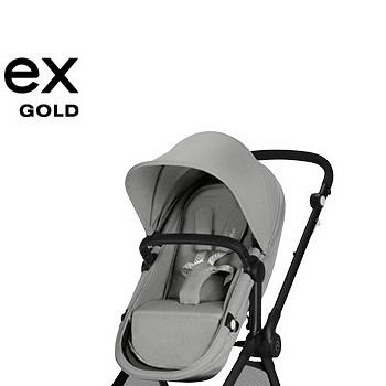 Cybex duo sistem Eos Cloud G, Stone Grey(Crni ram) 