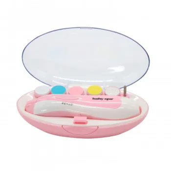 Baby Spa električni trimer za nokte, roze 