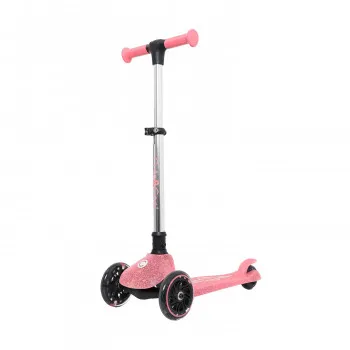 Cute&Cool svetleći sklopivi trotinet Galaxy Pink 
