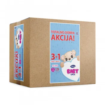 Baby care pelene 5 junior 44/1(12-25kg) 3+1 gratis 