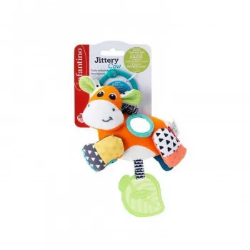 Infantino plišana igračka za kačenje Krava 