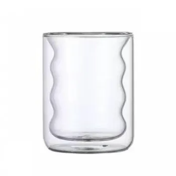 Cute&Cool HOME staklena čaša sa duplim dnom 200ml 