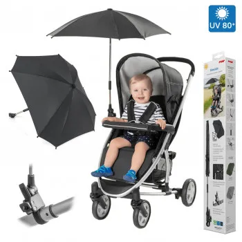 Reer ShineSafe suncobran za kolica crni 