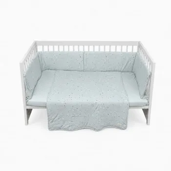 Lillo&Pippo punjena posteljina 3/1, Terrazzo Blue 