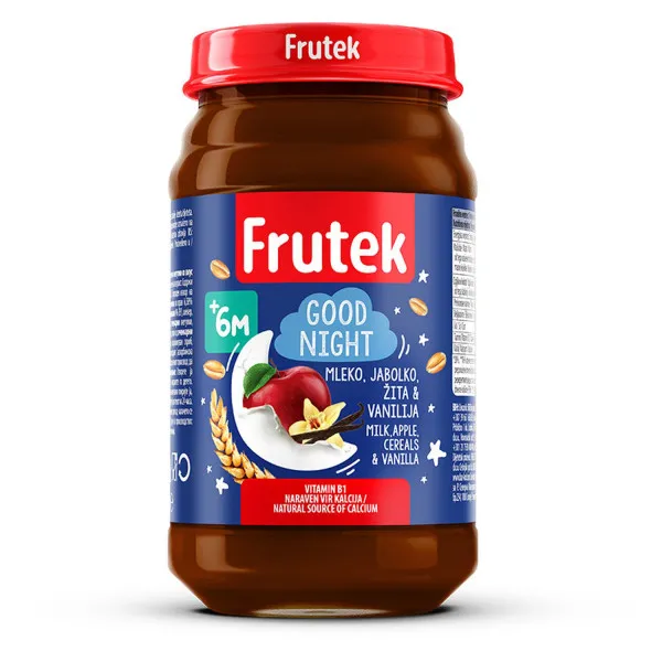 Frutek kašica jabuka, žitne pahulje i vanila 190g 