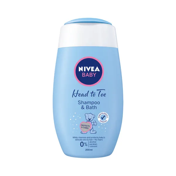 Nivea baby šampon i kupka 200ml 