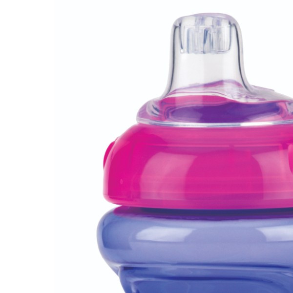 Nuby čaša sa sil. piskom, no spill 9m+, 300ml 