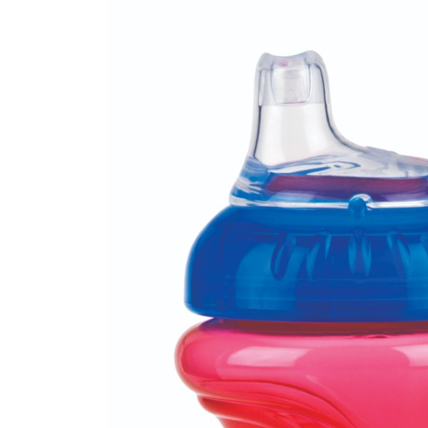 Nuby čaša sa sil. piskom, no spill 9m+, 300ml 