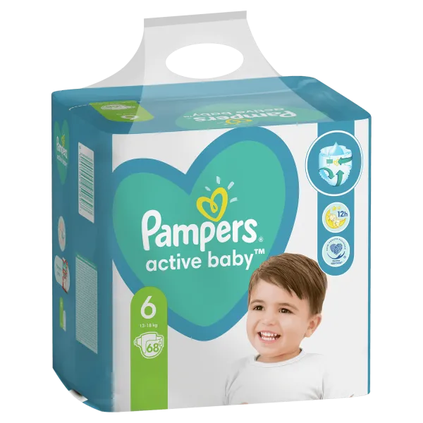 Pampers pelene bag 6 extra large 13-18kg 68kom 