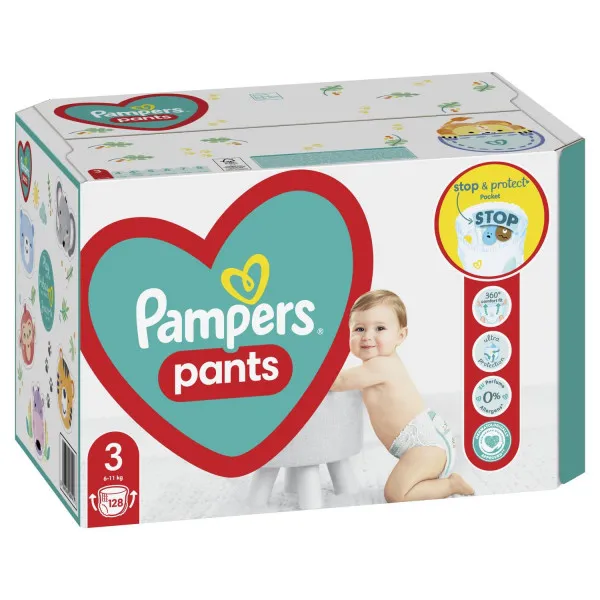 Pampers pants pelene MB 3 midi 6-11kg 120kom 