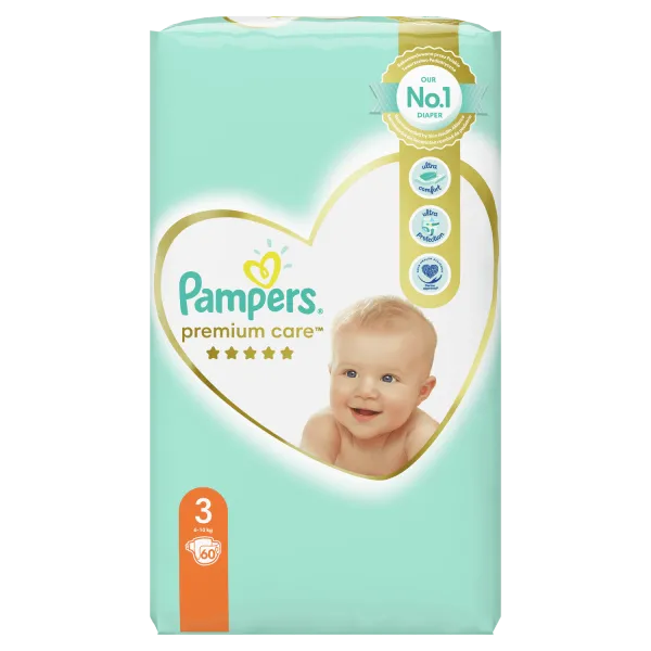 Pampers pelene premium VP 3 midi 6-10kg 60kom 