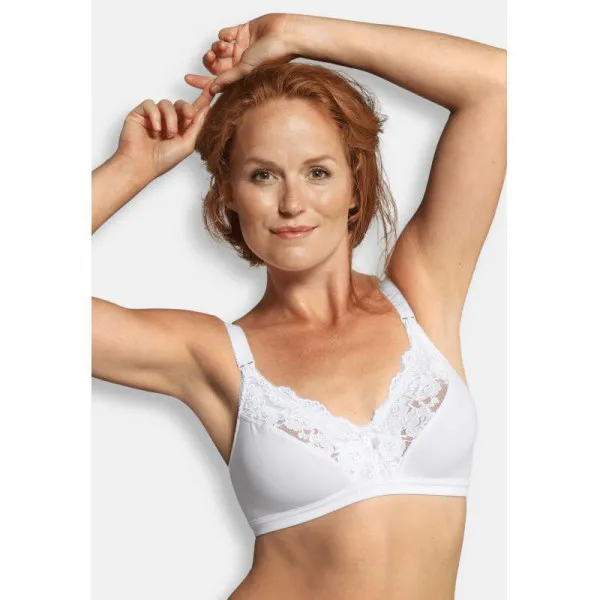 Carriwell Grudnjak za dojilje sa čipkom,boja-bela,veličina 1 