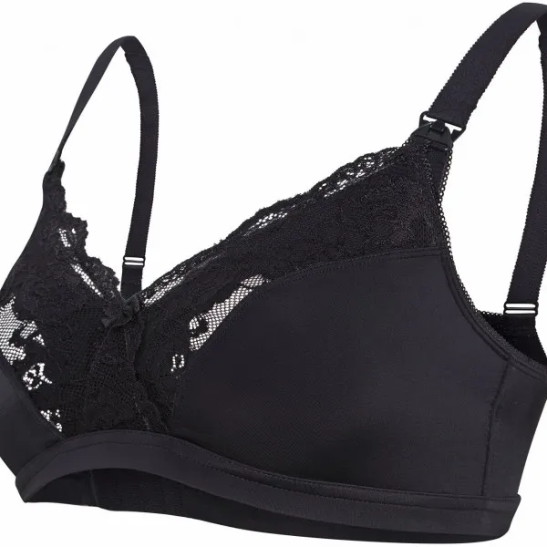 Carriwell Grudnjak za dojilje sa cipkom,boja-crna,velicina 1 