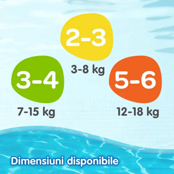 Huggies pelene za kupanje 5-6, 12-18kg, 11 kom