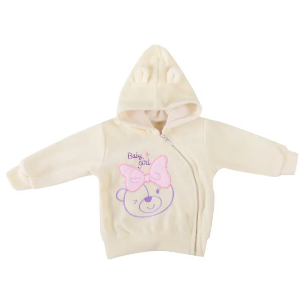 Lill&Pippo bebi jakna sa kapuljačom 3004-N djevojčice,pliš,68(6M+) 