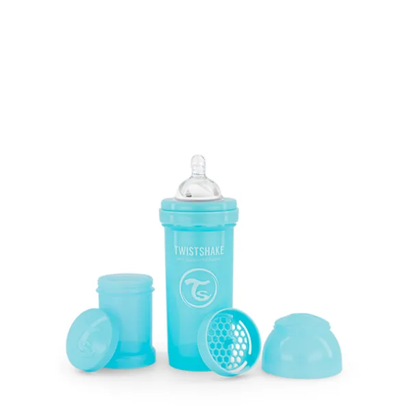 TS flašica anti-colic 260ml pastelno plava