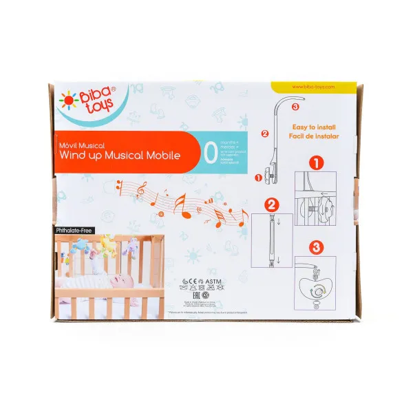 Biba toys vrteška za krevetić farma sa životinjama
