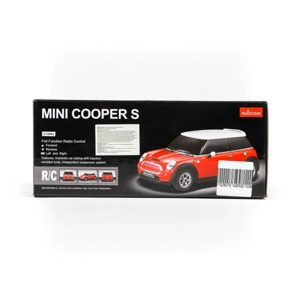 Rastar RC automobil Mini cooper S 1:24 - pla, crv 