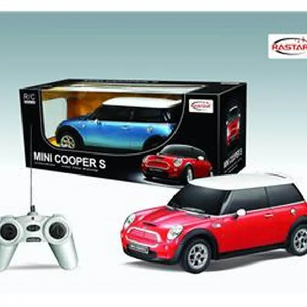 Rastar RC automobil Mini cooper S 1:24 - pla, crv