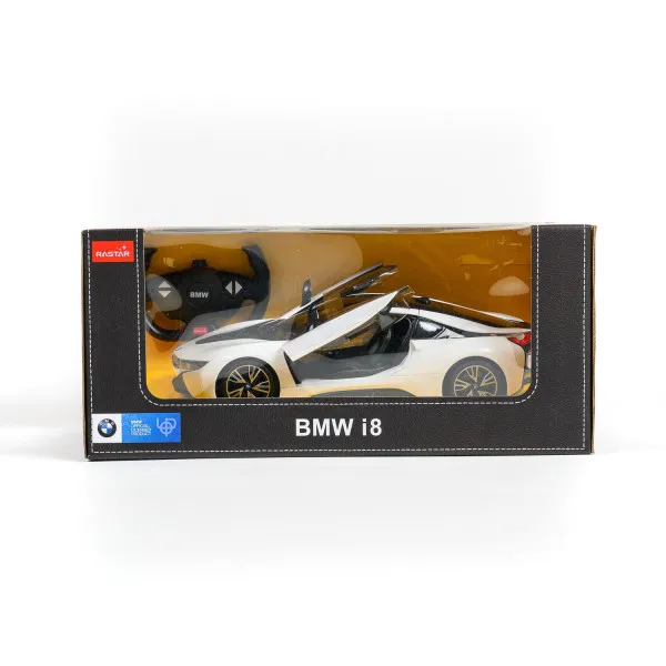 Rastar RC BMW i8 1:14 - bijel, crn