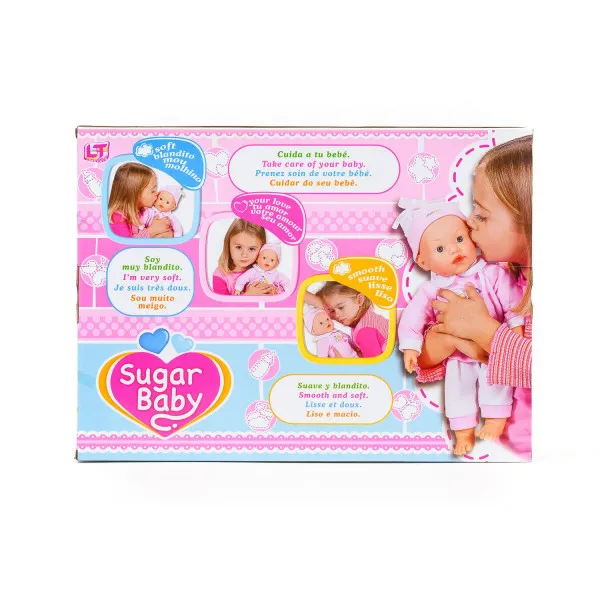 Loko toys,lutka beba u roze odijelcetu,45 cm