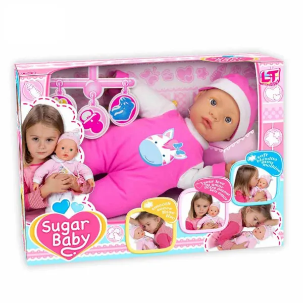 Loko toys,lutka beba u roze odijelcetu,45 cm