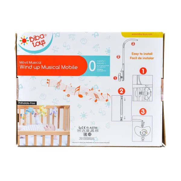 Biba Toys muzička vrteška sretni drugari