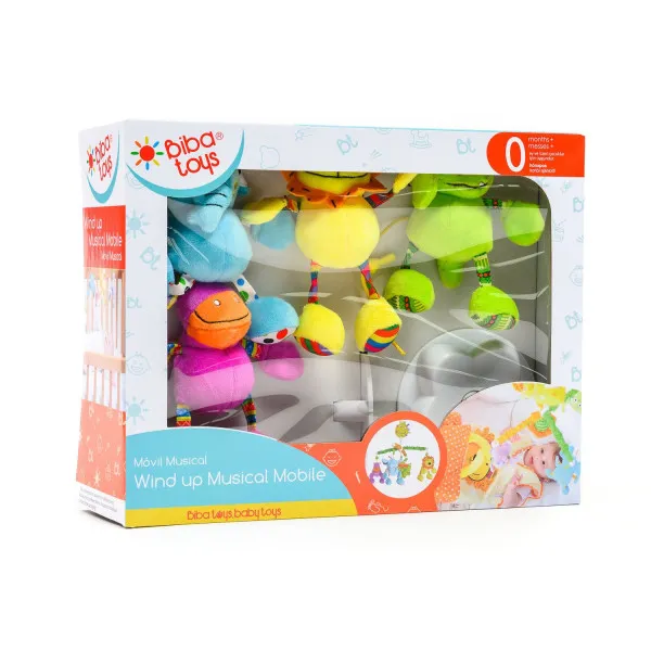 Biba Toys muzička vrteška drugari iz džungle - lux