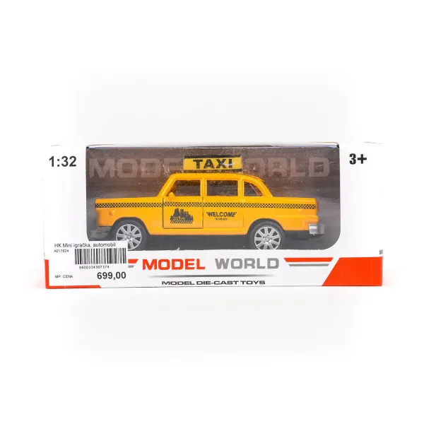 HK Mini igračka, automobil 1:32 - taxi