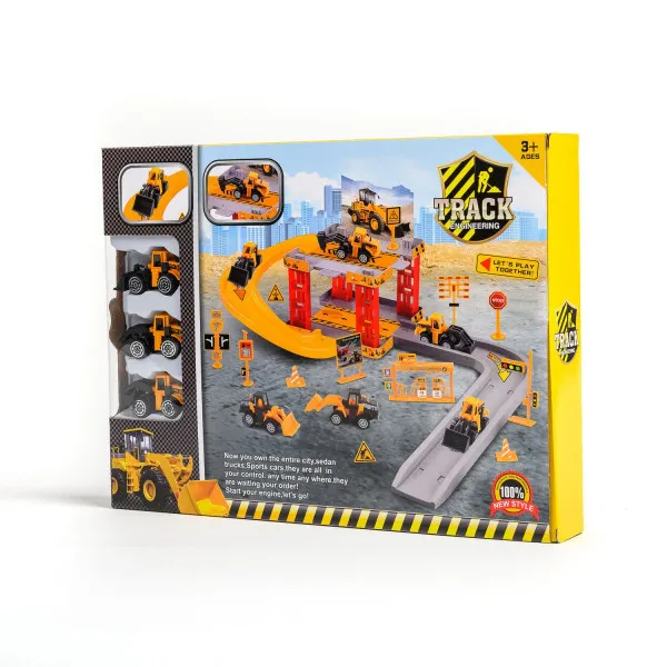 HK Mini igračka parking set građevinci