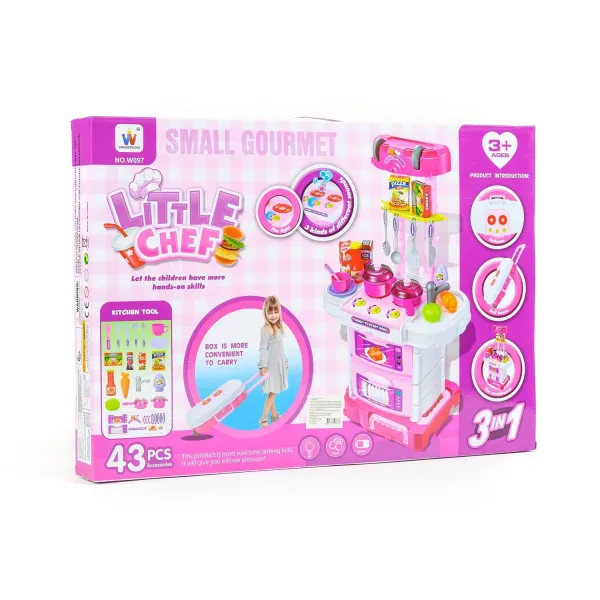 Qunsheng Toys, igračka kuhinjski set 3 u 1