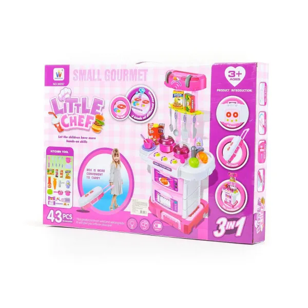 Qunsheng Toys, igračka kuhinjski set 3 u 1