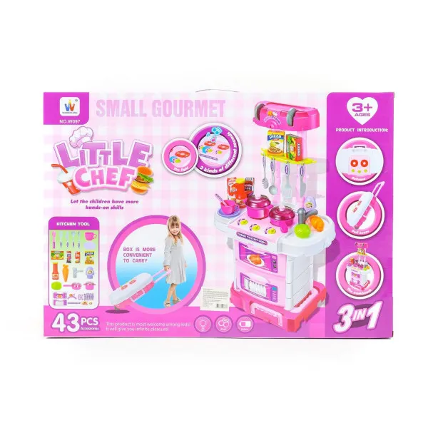 Qunsheng Toys, igračka kuhinjski set 3 u 1